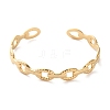 304 Stainless Steel Cuff Bangles for Women LS-BJEW-K263-05G-04-2
