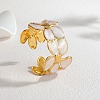 304 Stainless Steel Cuff Bangles for Women LS-BJEW-F525-04D-G-1