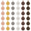 HOBBIESAY 96Pcs 6 Colors Tibetan Style Alloy Pendants FIND-HY0003-04-1