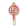 Christmas Theme Alloy Enamel Pendants ENAM-K074-02E-01-1