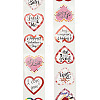 Valentine's Day Theme Heart Paper Picture Stickers STIC-Q015-03B-1