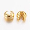 Brass Crimp Beads Covers KK-H291-NFG-NF-2