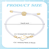 1pc Adjustable Nylon Cord Slider Bracelets for Women BJEW-LP0001-33C-G-2