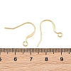 Brass Flat Ear Wire KK-CBA57BD-09G-3