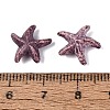Spray Painted Synthetic Turquoise Beads Strands G-Q606-110C-4