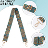 1Pc Evil Eye Pattern Adjustable Nylon Bag Straps AJEW-CL0003-40-6