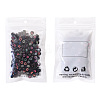 Opaque Black Acrylic Beads SACR-YW0001-21A-9