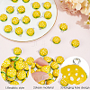 30Pcs Opaque Resin Pendants RESI-SC0006-66-7