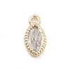 Brass Micro Pave Cubic Zirconia Pendants KK-M306-05G-03-1