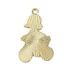 Light Gold Tone Alloy Enamel Pendants ENAM-C013-01C-2