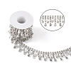 Cheriswelry Iron Crystal Rhinestone Cup Chain CH-CW0001-02-15