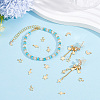 40Pcs 5 Styles Brass Pendants KK-BBC0028-62-4