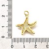 Brass Micro Pave Clear Cubic Zirconia Pendants KK-Q040-01A-G-3