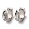 304 Stainless Steel Hoop Earrings EJEW-D331-14P-2
