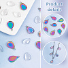   DIY Blank Teardrop Pendant Making Kits DIY-PH0021-48-4