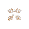 2Sets Alloy Interlocking Clasps FIND-BC0013-45A-7