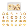 24Pcs 304 Stainless Steel Pendants STAS-TA0001-30G-9