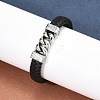 Braided Leather Cord Bracelets for Men BJEW-Z081-18AS-3