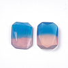 Two Tone Resin Cabochons X-CRES-T014-01E-3