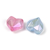 UV Plating & Luminous Transparent Acrylic Beads MACR-L007-21-2