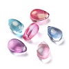 Transparent Glass Charms GGLA-M004-05B-1