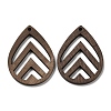 Walnut Wood Hollow Pendants WOOD-G018-11-1-2