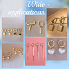 Unicraftale 12Pcs 201 Stainless Steel Hoop Earrings STAS-UN0056-85-6