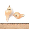 Natural Conch Shell Big Pendants SSHEL-N038-24A-3