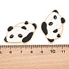 Animal Alloy Enamel Cabochons AL-CBA1A6F-01KCG-B-3