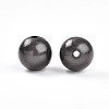 Spray Painted Acrylic Beads MACR-Q154-10mm-N05-2
