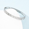 304 Stainless Steel Micro Pave Cubic Zirconia Hinged Bangles for Women BJEW-Z146-02P-5