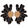 Vintage Flower Stud Earrings for Women JE1095C-1