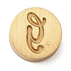 Golden Tone Brass Letter Stamps LS-KK-R005-01G-1