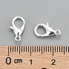 Silver Color Plated Zinc Alloy Lobster Claw Clasps X-E502Y-S-3