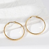 Ion Plating(IP) 304 Stainless Steel Hoop Earrings EJEW-L215-15G-5