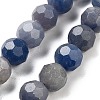 Natural Blue Aventurine Beads Strands G-C150-B05-02-2