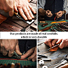 Leather Credit Card Wallets for Women Men AJEW-WH20007-10B-7