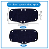 8Pcs 4 Colors Cotton Reusable Hard Hat Sweatband FIND-GA0004-79-2