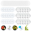 DIY Sublimation Blank Flat Round Brooch Pin Making Kit DIY-WH0430-387A-1