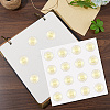 8 Sheets Plastic Waterproof Self-Adhesive Picture Stickers DIY-WH0428-046-4