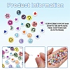 7 Styles Opaque Acrylic Beads MACR-YW0003-62-3