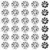 30Pcs Retro 925 Sterling Silver Bead Caps STER-BC0004-11-1