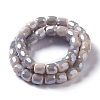 Electroplate Opaque Glass Beads LS-GLAA-F108-10B-06-2