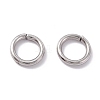 Non-Tarnish 304 Stainless Steel Open Jump Rings STAS-C040-01H-P-3