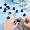 12Pcs Cowhide Shank Buttons BUTT-ME0001-41A-4