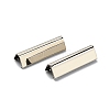 Brass Ribbon Crimp Ends KK-WH0046-34D-P-1