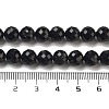 Natural Black Tourmaline Beads Strands G-B088-C06-08-5