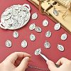 60Pcs 6 Styles Religion Tibetan Style Alloy Pendants FIND-CJ0005-79-5