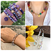 4 Strands Transparent Glass Beads EGLA-TA0001-80A-7