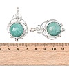 Natural Amazonite Pendants GG-CBA0251-09E-P-3